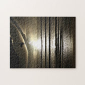 Sonnenuntergang-Surfer an Polzeath Puzzlen Puzzle (Horizontal)