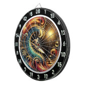 Sonnenuntergang Surfer Wave Tropical Wall Art Dartscheibe (Vorderseite rechts)