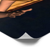 Sonnenuntergang Swimsuit-Pose Poster (Ecke)