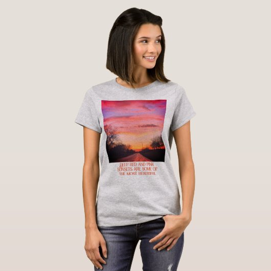 Sonnenuntergang T-Shirt (Vorne ganz)