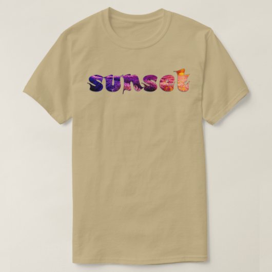 Sonnenuntergang T-Shirt (Design vorne)