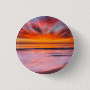 Sonnenuntergang Tamarack Beach Carlsbad, CA Button
