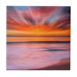 Sonnenuntergang Tamarack Beach   Carlsbad, CA Fliese