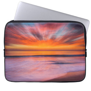 Sonnenuntergang Tamarack Beach   Carlsbad, CA Laptopschutzhülle