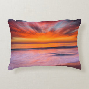 Sonnenuntergang Tamarack Beach Carlsbad, CA Zierkissen
