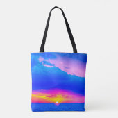 Sonnenuntergang Tasche (Rückseite)