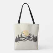 Sonnenuntergang Tasche (Rückseite)