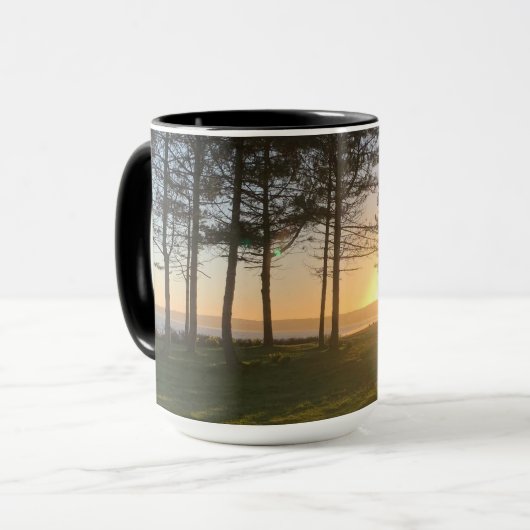 Sonnenuntergang Tasse (Vorderseite Links)