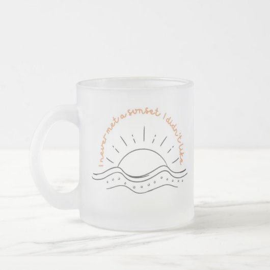 Sonnenuntergang Tasse (Links)