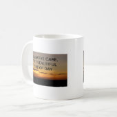 SONNENUNTERGANG-TASSE KAFFEETASSE (Vorderseite Links)