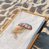 Sonnenuntergang Tentakel: Wasserfarbenfrohe Kunst Badehandtuch