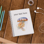 Sonnenuntergang Tentakel: Wasserfarbenfrohe Kunst Notizblock