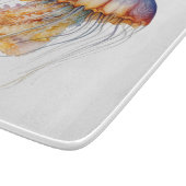 Sonnenuntergang Tentakel: Wasserfarbenfrohe Kunst Schneidebrett (Ecke)