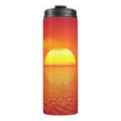 Sonnenuntergang Thermosbecher (Vorderseite)