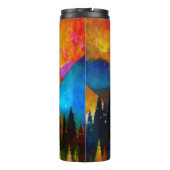 Sonnenuntergang Thermosbecher (Rückseite)