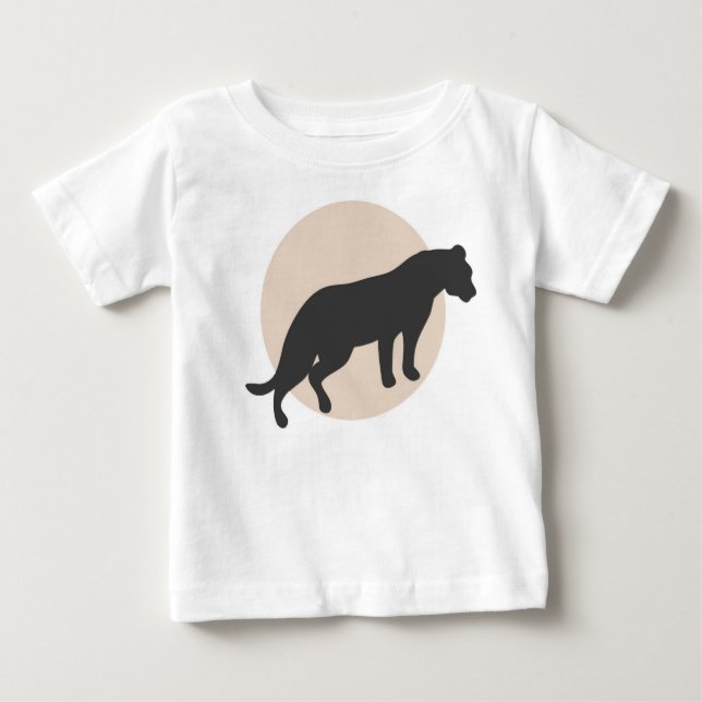 Sonnenuntergang-Tiger Baby T-shirt (Vorderseite)