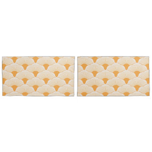 Sonnenuntergang, tonisch orange, Beton Kissenbezug