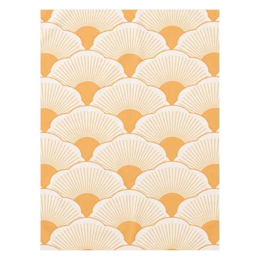 Sonnenuntergang, tonisch orange, Beton Tischdecke (Vorderseite)