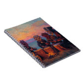 Sonnenuntergang-TrommelNotebook Notizblock (Rechte Seite)