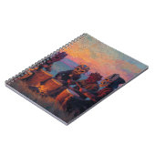 Sonnenuntergang-TrommelNotebook Notizblock (Linke Seite)