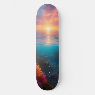Sonnenuntergang tropisch 1 skateboard