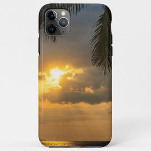 Sonnenuntergang-tropisch-palmengesäumt Case-Mate iPhone Hülle
