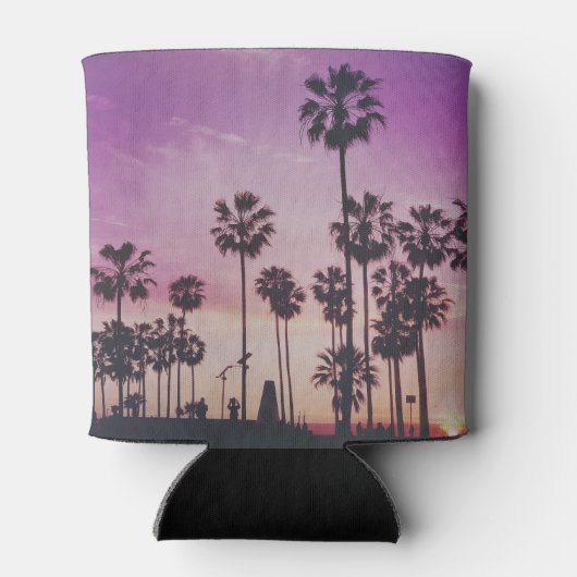 Sonnenuntergang tropisches Bier kann kühlen Dosenkühler (Rückseite)