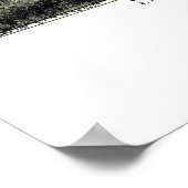 Sonnenuntergang, TX Panoramakarte - 1890 Poster (Ecke)