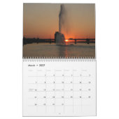 Sonnenuntergang u. Nächte, 2013 Kalender (Mär 2027)
