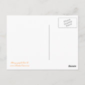 Sonnenuntergang über Anchorage, Alaska Grüße Postk Postkarte (Rückseite)