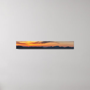 Sonnenuntergang über Ben Nevis, Lochaber, Schottl Leinwanddruck