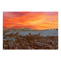 Sonnenuntergang über Bryce Canyon von Laurie Larso