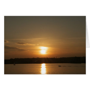 Sonnenuntergang über Cardiff Bay