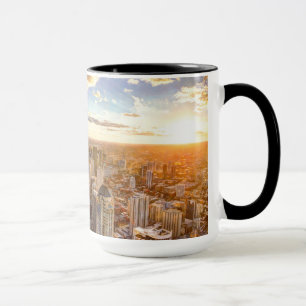 Sonnenuntergang über Chicago Tasse