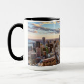 Sonnenuntergang über Chicago Tasse (Links)