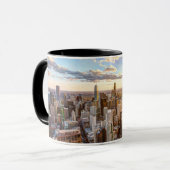 Sonnenuntergang über Chicago Tasse (Vorderseite Links)
