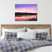 Sonnenuntergang über Delaware Leinwanddruck (Insitu (Schlafzimmer))