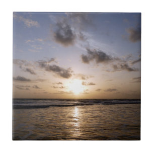 Sonnenuntergang über dem Arabischen Meer Fliese