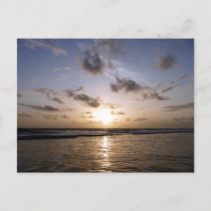 Sonnenuntergang über dem Arabischen Meer Postkarte