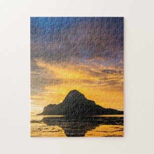 Sonnenuntergang über dem Bacuit-Archipel Puzzle