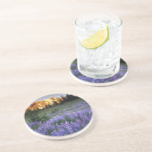 Sonnenuntergang über dem Berg Adams und einer suba Untersetzer (Seite)