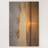 Sonnenuntergang über dem Bodensee Puzzle (Vertikal)