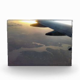 Sonnenuntergang über dem Foto