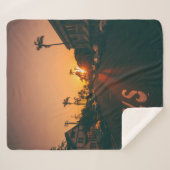 Sonnenuntergang über dem Horizont Sherpadecke (Vorderseite (Horizontal))