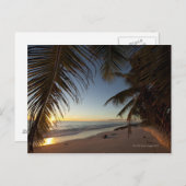 Sonnenuntergang über dem Indischen Ozean durch Pal Postkarte (Vorne/Hinten)