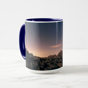 Sonnenuntergang über dem Joshua-Baum-Nationalpark Tasse