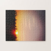 Sonnenuntergang über dem Maisfeld Puzzle (Horizontal)