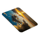 Sonnenuntergang über dem Meer, Fidschi Magnet (Rechte Seite)
