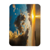 Sonnenuntergang über dem Meer, Fidschi Magnet (Vertikal)