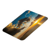 Sonnenuntergang über dem Meer, Fidschi Magnet (Linke Seite)